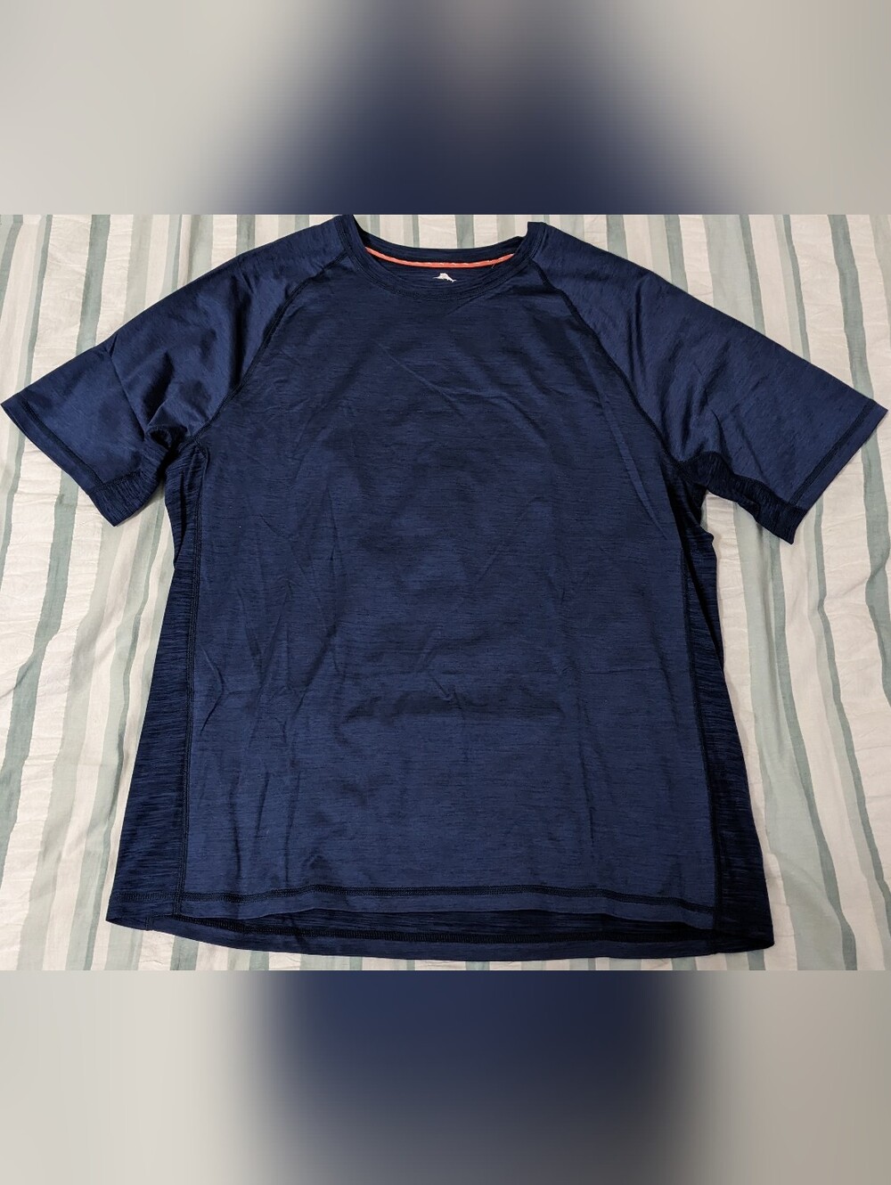 Tommy Bahama Palm Coast Del Ray Crew Neck T Shirt Ocean Deep Size Medium
